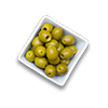 Olives vertes aux amandes