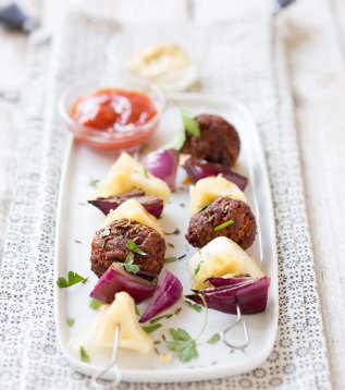 brochette viande et reblochon