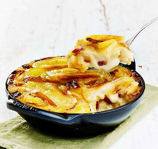 Recette Tartiflette au reblochon et aux lardons