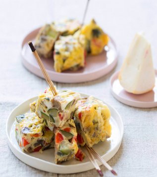 tortilla reblochon ratatouille