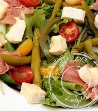 salade printanière au reblochon de savoie