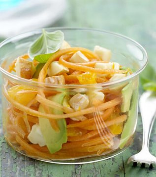 salade ca rottes avocat et reblochon de savoie