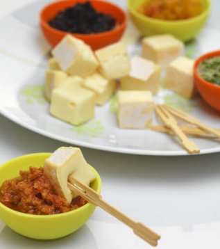 picorettes de Reblochon de Savoie et ses sauces