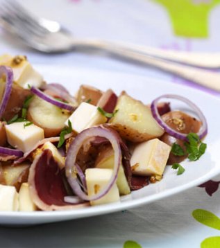 salade de pomme de terre au reblochon
