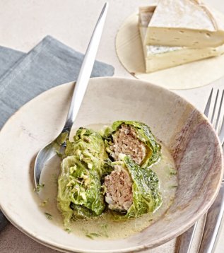 Roulade de choux farcis reblochon