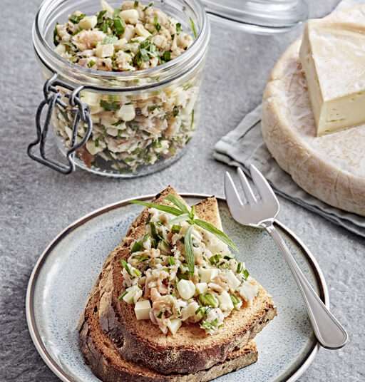 Les rillettes de truite fumée aux herbes et au Reblochon 
