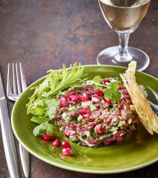 Tartare de canard au reblochon