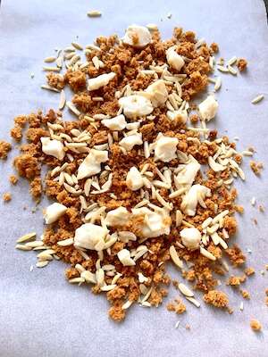 Fruits d'éte en crumble