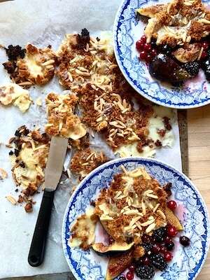 Fruits d'éte en crumble